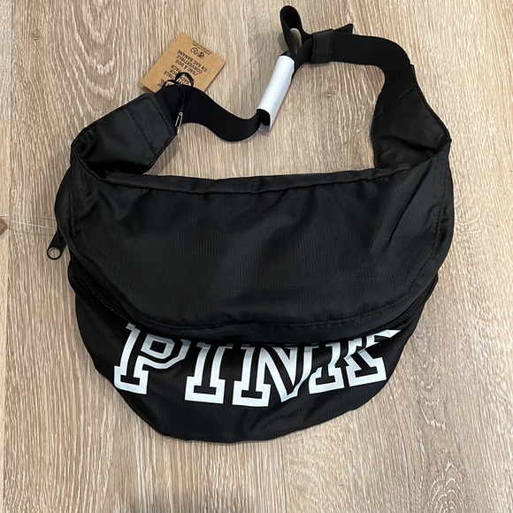 PINK VICTORIA'S SECRET:  Large Convertible Fanny Pack Bag NWT - Picture 5 of 5